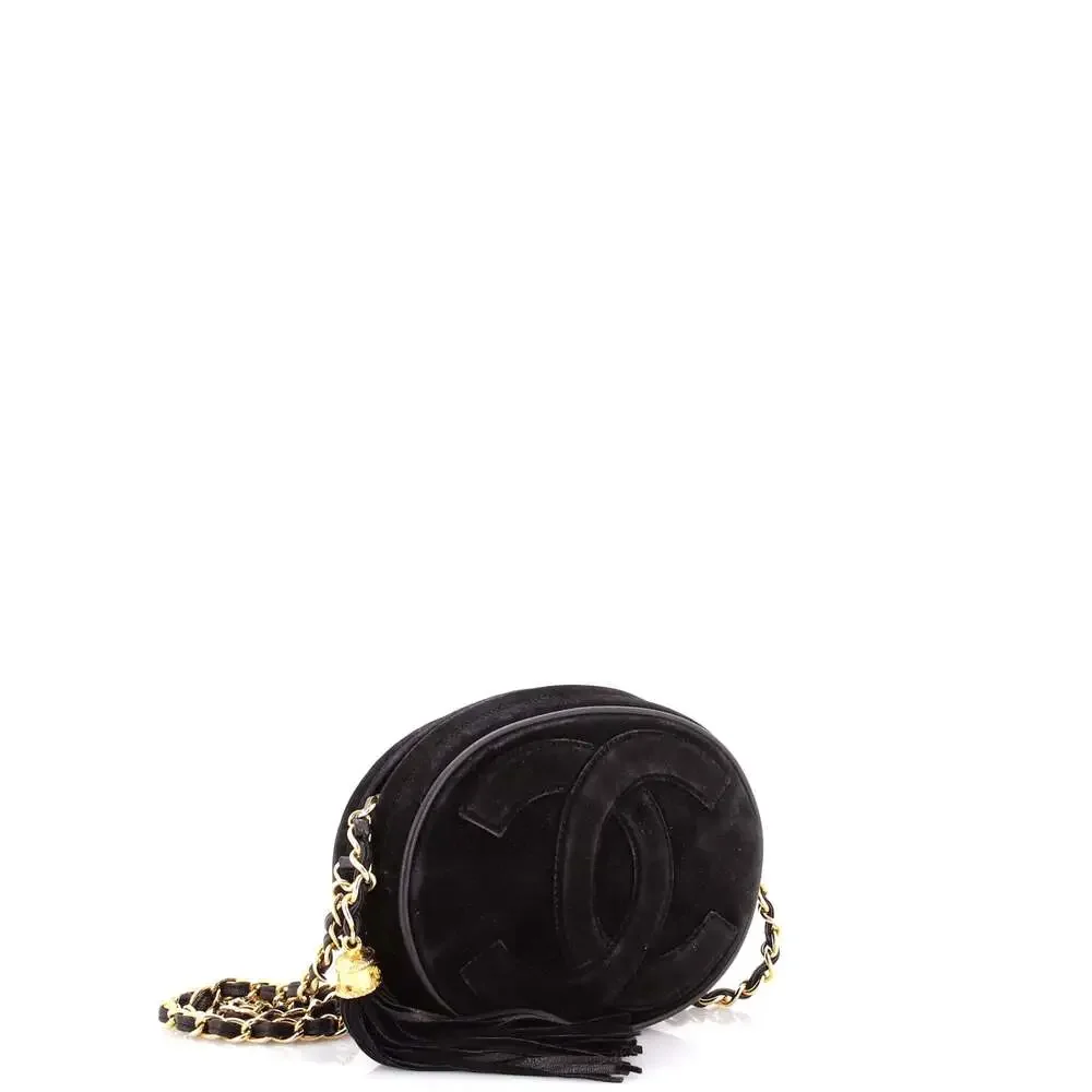 Chanel Vintage Oval Cc Tassel Crossbody #242717C15B - Picture 2 of 9